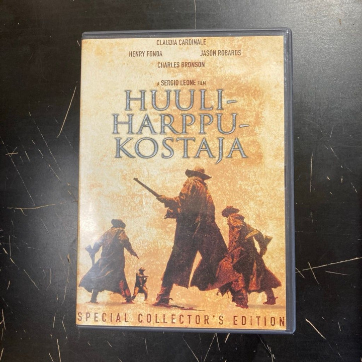 Huuliharppukostaja (collector's edition) 2DVD (VG/VG+) -western-